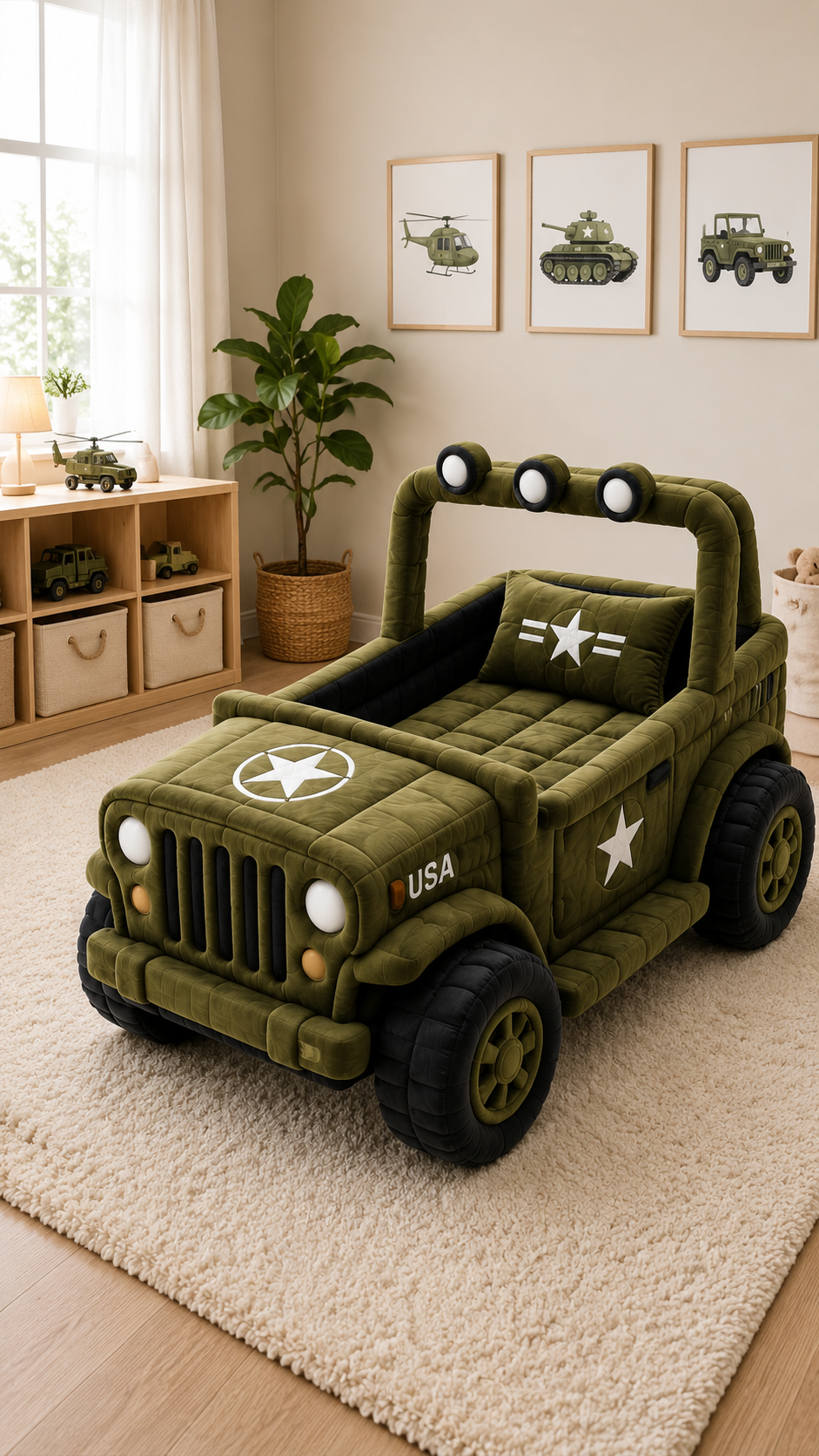 SnoozeForce™ Military Kid Beds